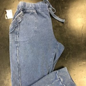 Free People Work It Out Jogger Indigo